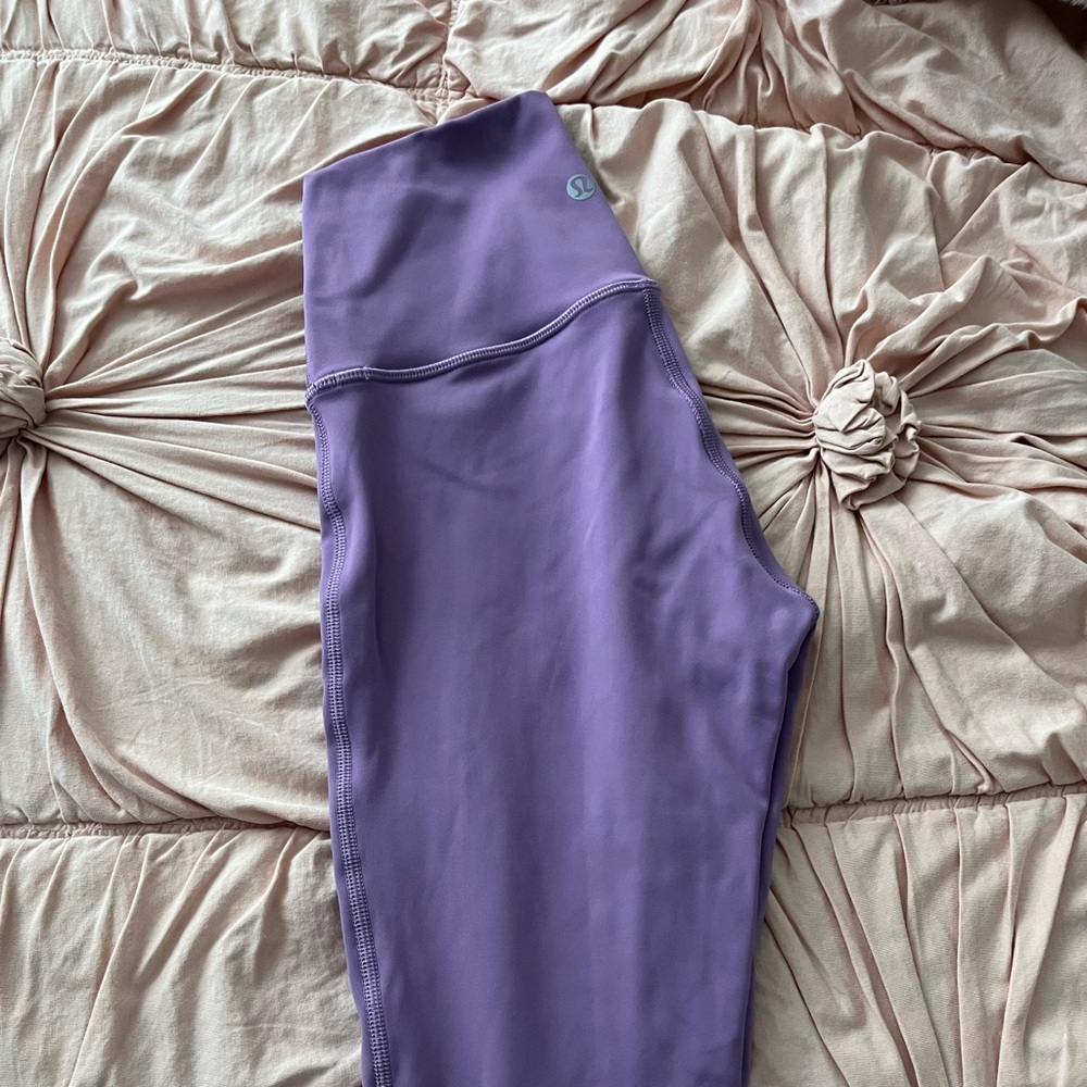 purple wunder under lululemon leggings size 2